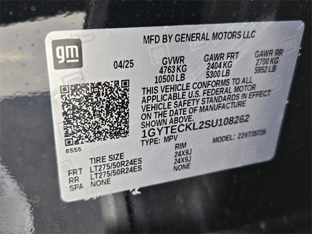 2025 Cadillac ESCALADE IQ Luxury 1